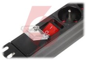 Listwa zasilająca 7 gniazd pd-7/r-n