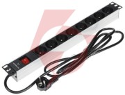 Listwa zasilająca 8 gniazd pd-8/rack