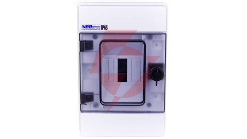 Rozdzielnica hermetyczna modułowa (500V AC ,1000V DC) 1x4 natynkowa IP65 RH-4 36.04