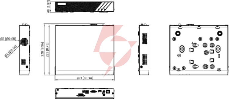 Rejestrator ip hikvision ds-7604ni-q1(e)(std)/pl