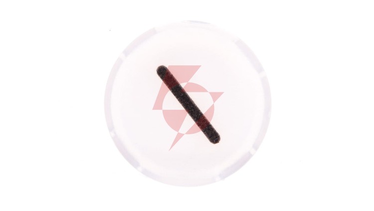 Soczewka przycisku 22mm płaska biała z symbolem START I M22-XDL-W-X1 218296