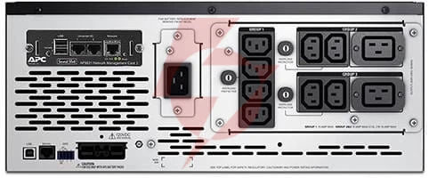 Apc zasilacz awaryjny smx3000hvnc smart x 3000va r2t 4u lcd + ap9641