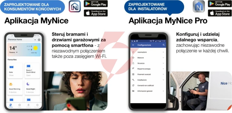 Moduł wi-fi nice do sterowania automatyką (bidi-wifiextr00)