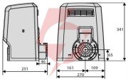 Zestaw bft ares ultra bt b1000 kit int do 1000kg bram przesuwnych
