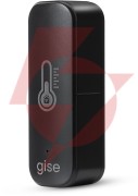 Gise smart czujnik temperatury i wilgotności wi-fi czarny | tuya | gths-wf-01-b