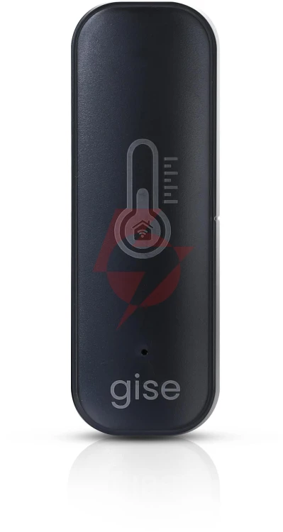 Gise smart czujnik temperatury i wilgotności wi-fi czarny | tuya | gths-wf-01-b
