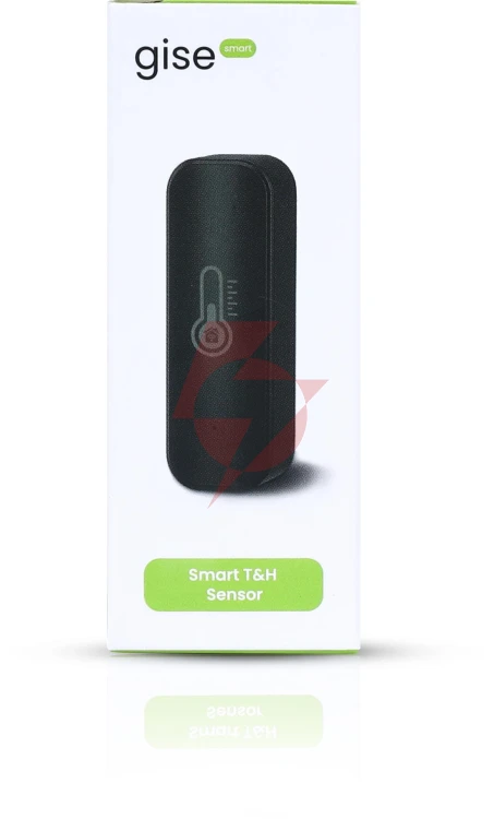 Gise smart czujnik temperatury i wilgotności wi-fi czarny | tuya | gths-wf-01-b