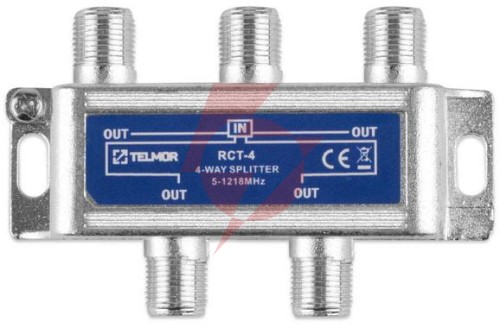 Rozgałęźnik telmor rct-4 splitter 4x 1.2g