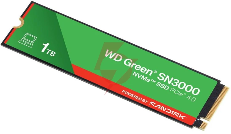 Dysk ssd wd green sn3000 1tb wds100t4g0e pcie m2