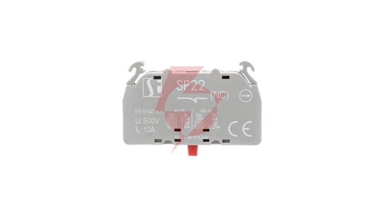 Styk pomocniczy 0Z 1R 0P montaż w podłodze SP2201-1-SZ