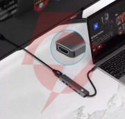 Hub adapter usb-c 7w1 hdmi 4k usb 3.0 sd pd zenwire bs-hc703