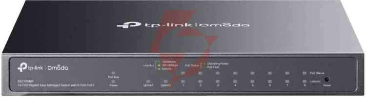 Switch tp-link ﻿es210gmp omada easy managed