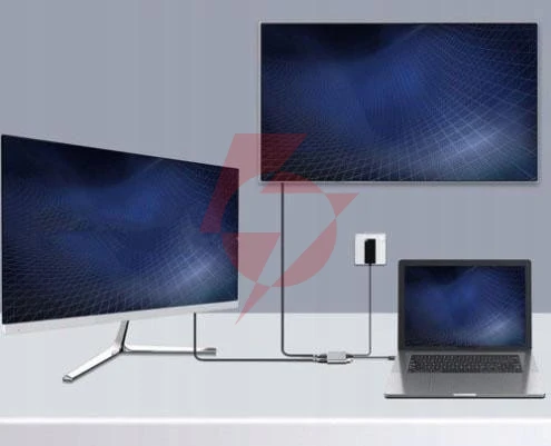 Adapter hub przejściówka usb- c 4w1 2x hdmi 4k usb 3.0 zenwire byl-2309
