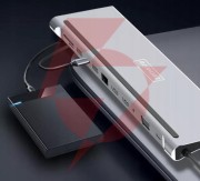 Hub adapter usb-c 12w1 stacja dokująca 2x hdmi 4k ethernet rj45 usb 3.0 byl-2211