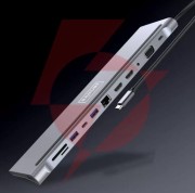 Hub adapter usb-c 12w1 stacja dokująca 2x hdmi 4k ethernet rj45 usb 3.0 byl-2211