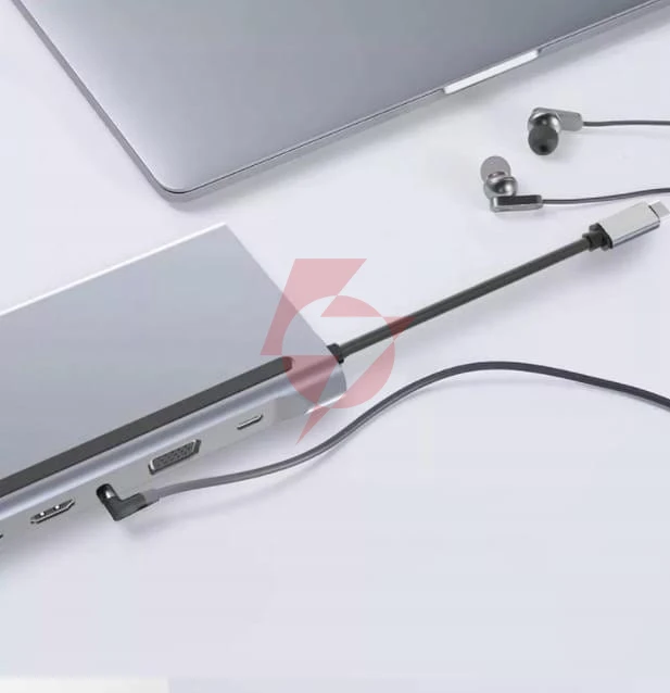 Hub adapter usb-c 12w1 stacja dokująca 2x hdmi 4k ethernet rj45 usb 3.0 byl-2211