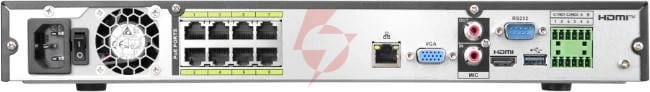 Rejestrator ip bcs line bcs-l-nvr0802-a-8k-8p-ai2