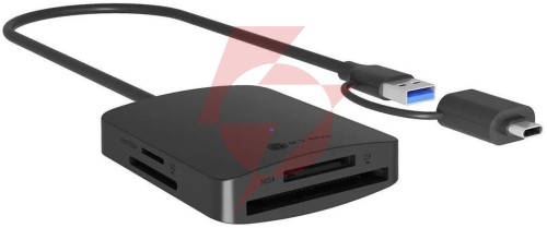 Czytnik kart cf tf sd microsd icybox  type-c+a, ib-cr302-cu3