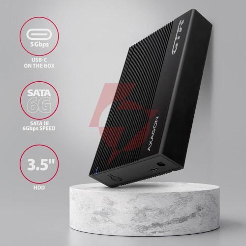 Obudowa zewnętrzna axagon ee35-gtr aluminiowa usb3.2 gen1 - sata 6g 3.5''