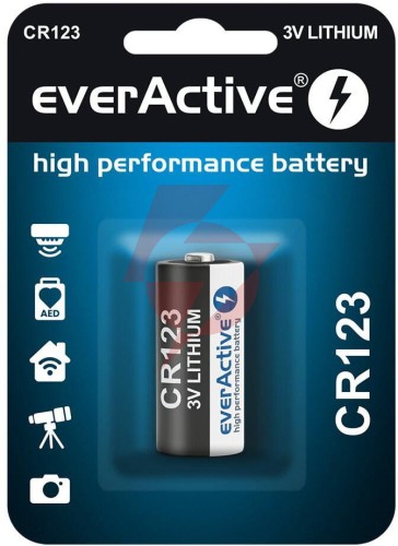 Bateria cr123 cr123a everactive (blister 1 szt.)