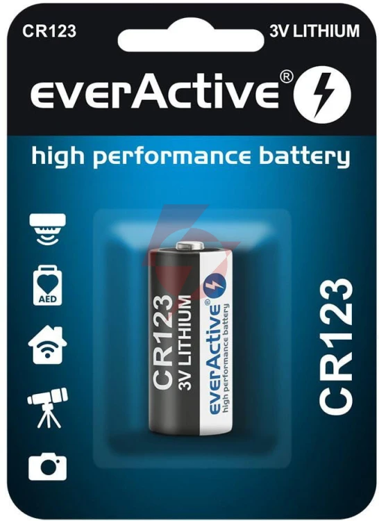 Bateria cr123 cr123a everactive (blister 1 szt.)