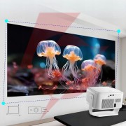 Mini projektor przenośny rzutnik android 14 wifi zenwire primeview imc460 pro