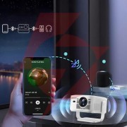 Mini projektor przenośny rzutnik android 14 wifi zenwire primeview imc460 pro
