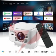 Mini projektor przenośny rzutnik android 14 wifi zenwire primeview imc460 pro