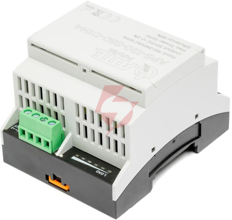 Zasilacz impulsowy 55v 120w w obudowie din4 atte aps-120-550-din4