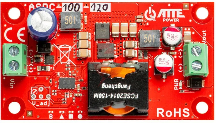 Przetwornica obniżająca napięcie do 12v 100w atte asdc-100-120-of