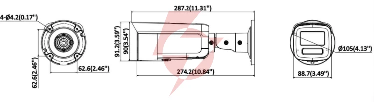 Kamera ip hikvision 16mp ds-2cd2t166g3-is2uy/sl(2.8mm)(ef)