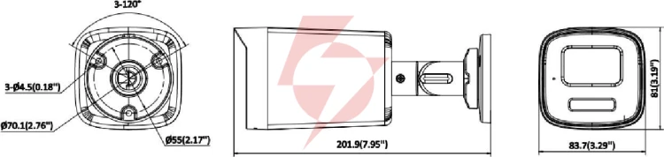 Kamera ip hikvision ds-2cd1t47g3-liu(4mm)