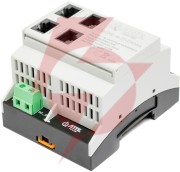 Switch poe 4 portowy z wbudowanym zasilaczem na szynę th35 atte swps-4-11-din4