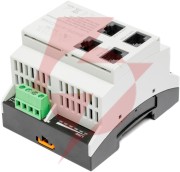 Switch poe 4 portowy z wbudowanym zasilaczem na szynę th35 atte swps-4-11-din4