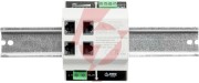 Switch poe 4 portowy z wbudowanym zasilaczem na szynę th35 atte swps-4-11-din4
