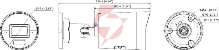 Kamera ip hikvision 12mp ds-2cd20123g2-liuy/sl(2.8mm)