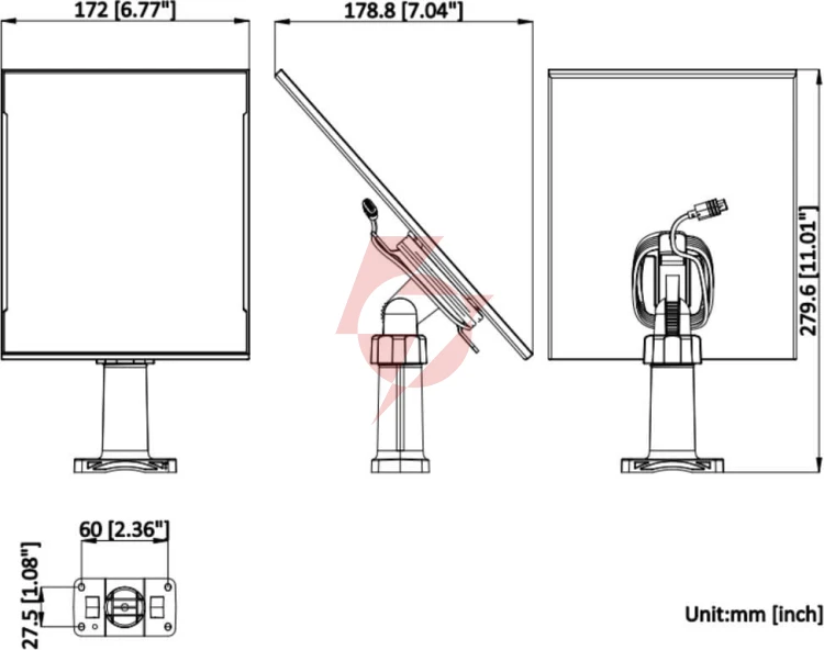 Kamera bezprzewodowa ip hikvision ds-2cfs04/4g(2.8mm)