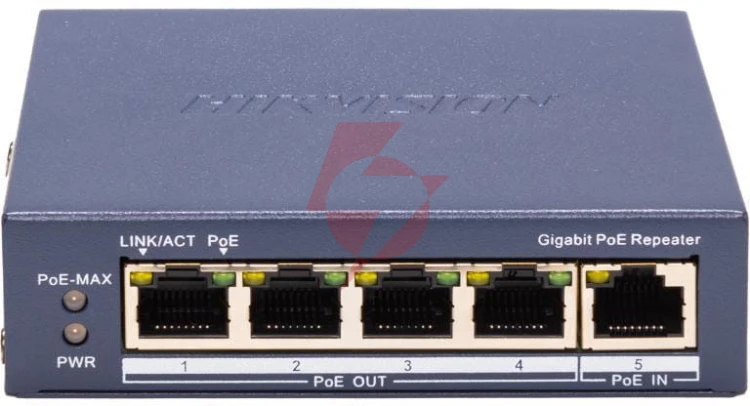 Repeater poe hikvision ds-3e0505p-e/r