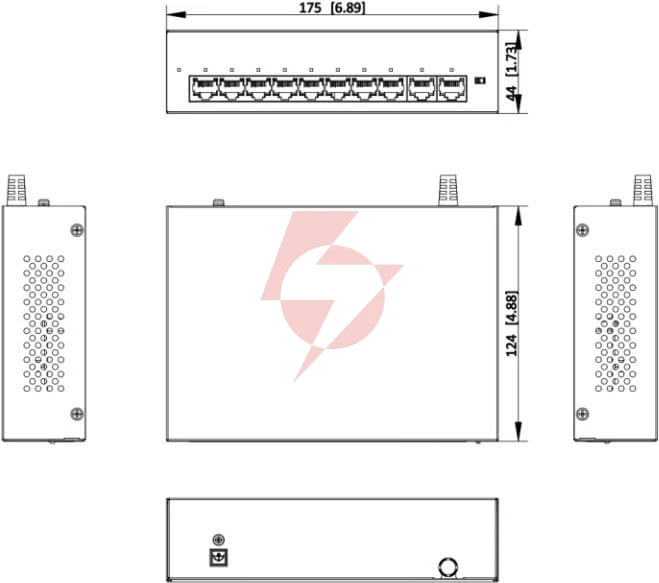 Switch hikvision ds-xs10-p