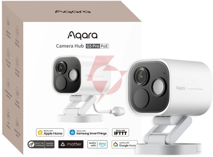 Aqara camera hub g5 pro poe biała | kamera ip | 1520p, zigbee, ch-c03d