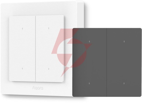 Aqara light switch h2 eu | przełącznik | 4 przyciski, 2 kanały, offline ws-k08d
