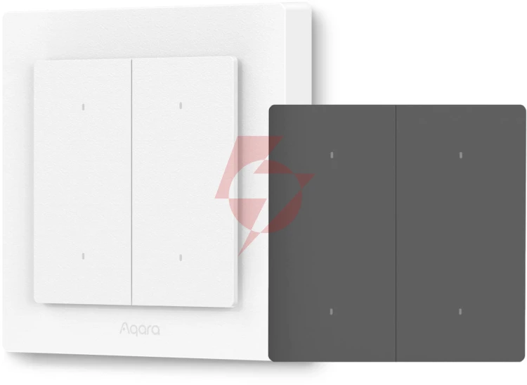 Aqara light switch h2 eu | przełącznik | 4 przyciski, 2 kanały, offline ws-k08d