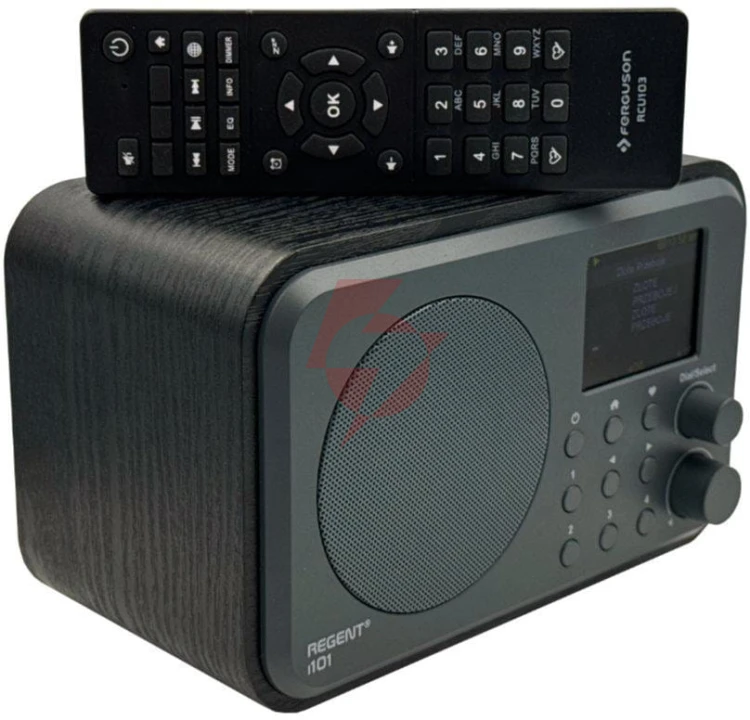 Radio internetowe ferguson regent i101 | dab+ | fm rds / akumulator 2000 mah (czarne)