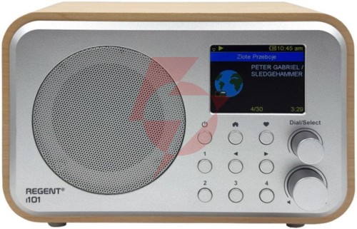 Radio internetowe ferguson regent i101 | dab+ | fm rds / akumulator 2000 mah (jasne drewno)