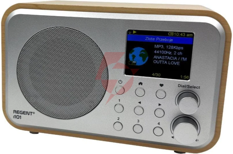 Radio internetowe ferguson regent i101 | dab+ | fm rds / akumulator 2000 mah (jasne drewno)