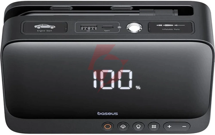Powerbank booster baseus super energy jump starter bs-ch013 6000mah 600a z latarką i kompresorem