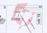Zestaw sk lineamatic, portronic d 5000 (fotokomórki el-301 + lampa led slk 24v + śrubki)