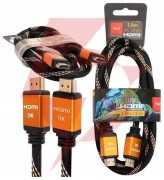 Opticum red hdmi cable / kabel hdmi 1.8m 8k uhd