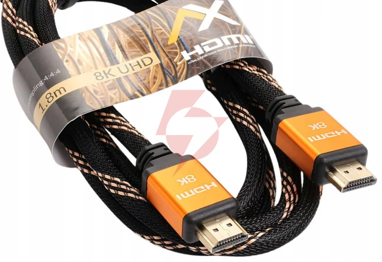 Opticum red hdmi cable / kabel hdmi 1.8m 8k uhd