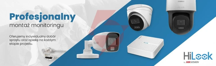 Kamera ip hilook ipc-t241h-c black kopułka 4mp ir20m